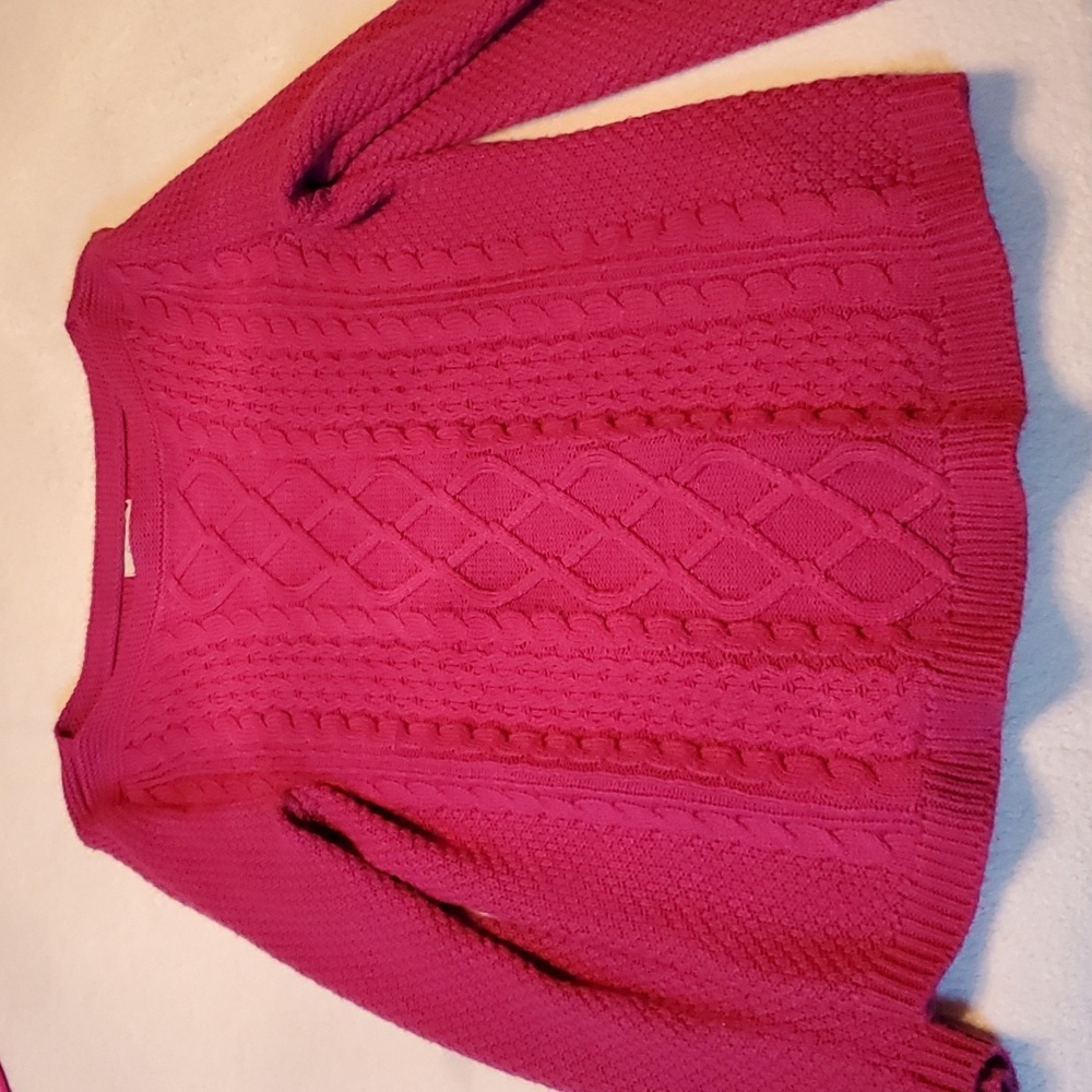 Burgundy sweater 